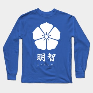 Akechi Clan kamon with text Long Sleeve T-Shirt